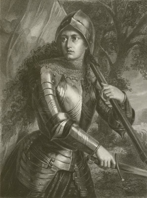 Johanna (grabado) de August Friedrich Pecht