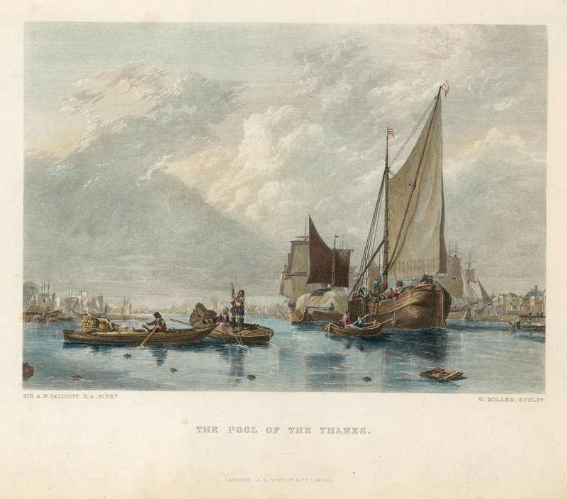 La piscina del Támesis de Augustus Wall Callcott
