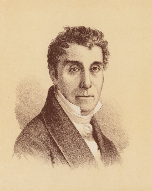 Capitán Richard Brooks (litografía en color) de Australian School