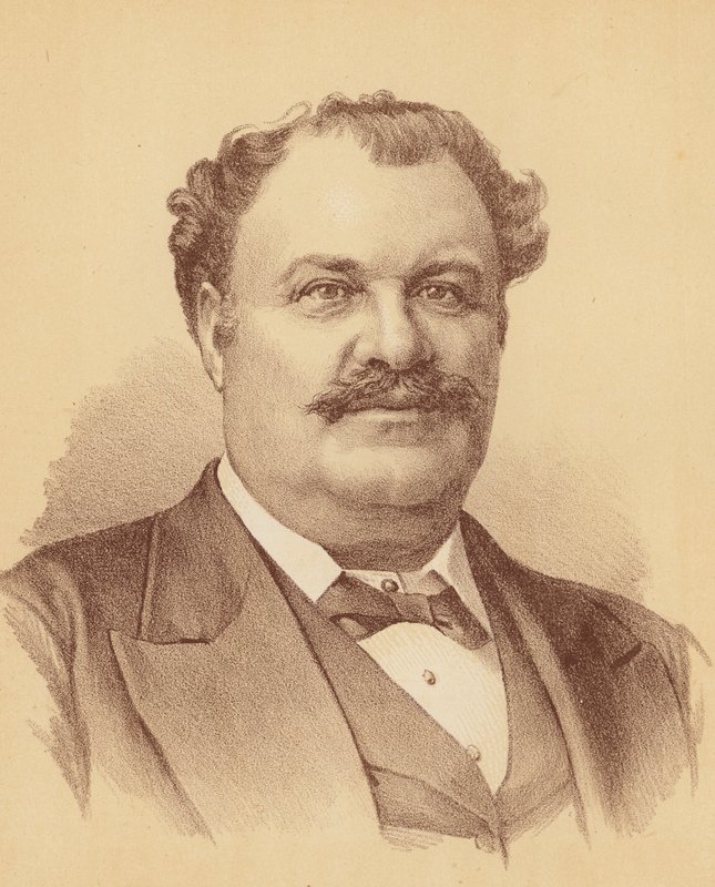 Clarence H Hannell (litografía en color) de Australian School