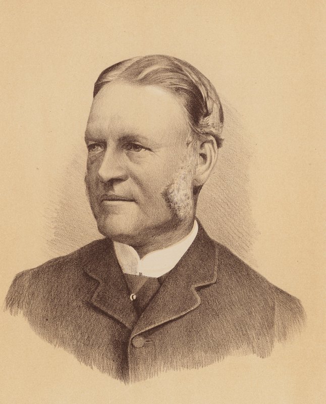 George Allen Mansfield (litografía en color) de Australian School