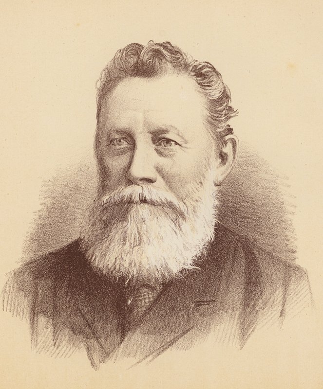 Russell Barton (litografía en color) de Australian School