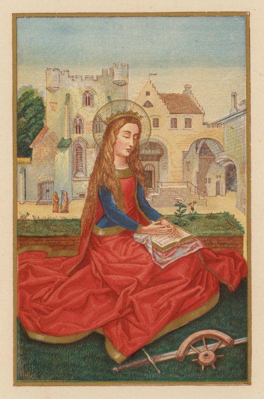 S Catherine Virg en Mart (con Kramoly) de Austrian School