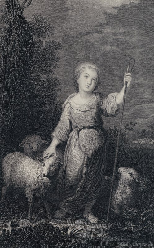 El Buen Pastor de Bartolome Esteban (after) Murillo