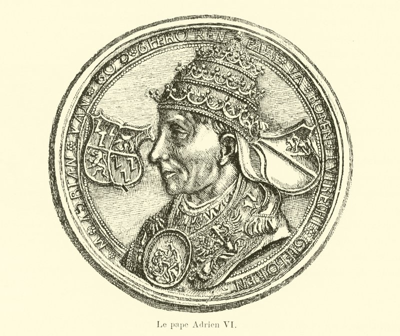 Papa Adriano VI de Belgian School