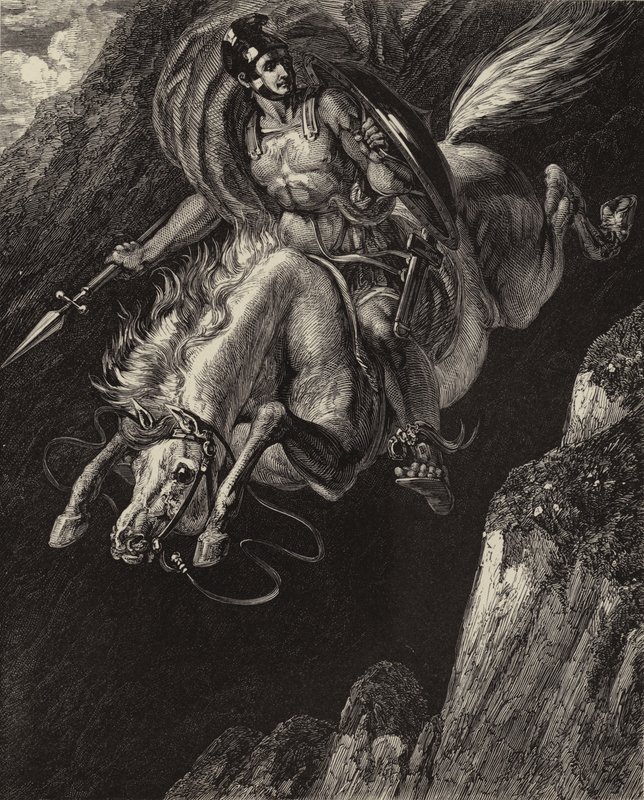 Marcus Curtius de Benjamin Robert after Haydon