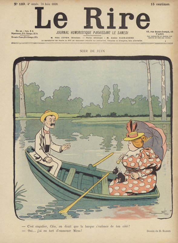 Ilustración para Le Rire de Benjamin Rabier