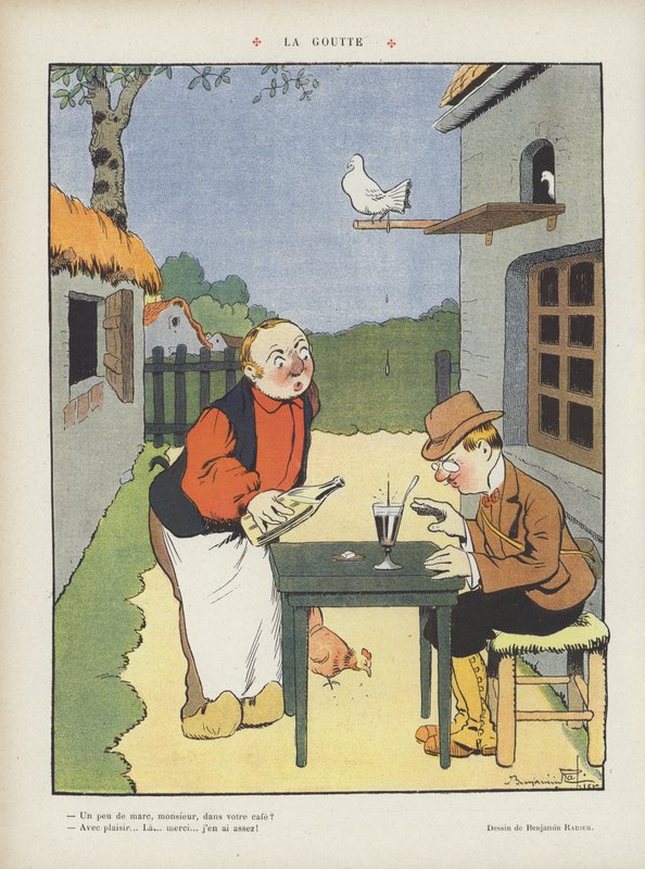 Ilustración para Le Rire de Benjamin Rabier