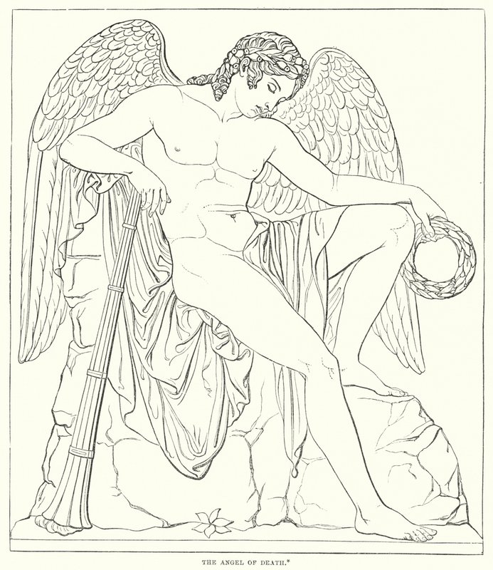 El ángel de la muerte de Bertel after Thorvaldsen