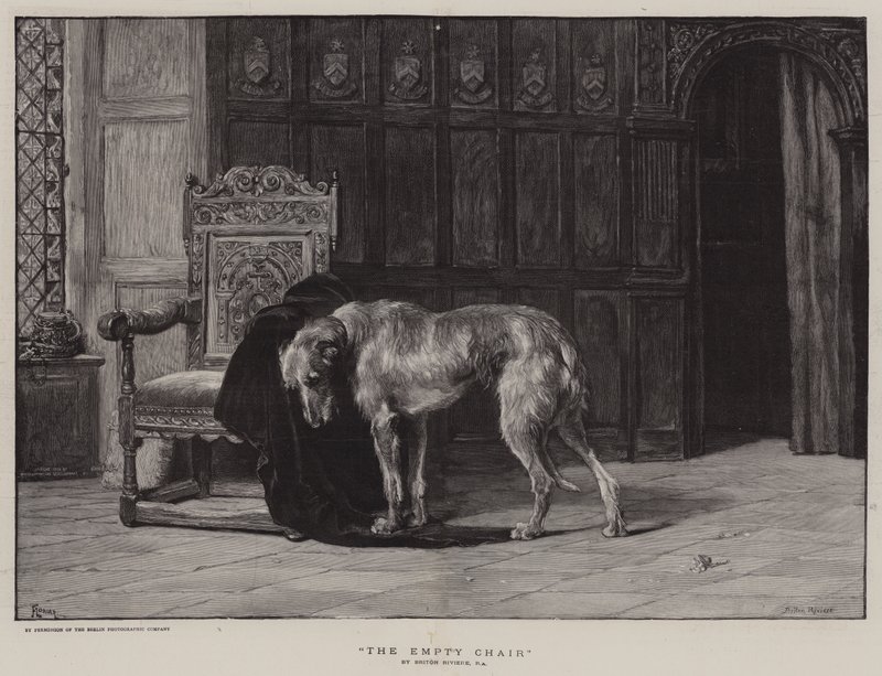 La silla vacía de Briton Riviere