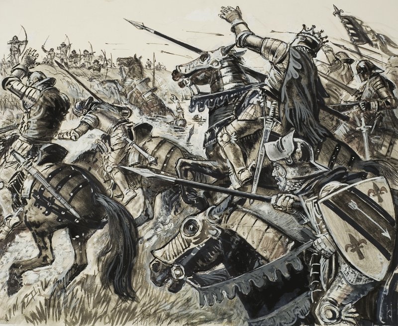 Franceses contra flamencos en 1302 de C.L. Doughty