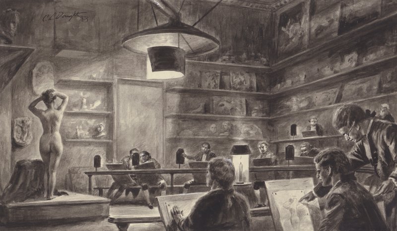 Clase de vida en la Royal Academy de Londres de C.L. Doughty