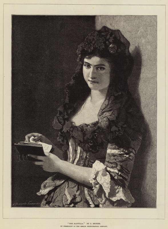 La mantilla de Carl Ludwig Friedrich Becker