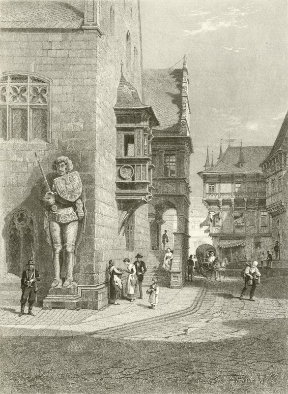 Ayuntamiento, Halberstadt de Carl Friedrich Heinrich Werner