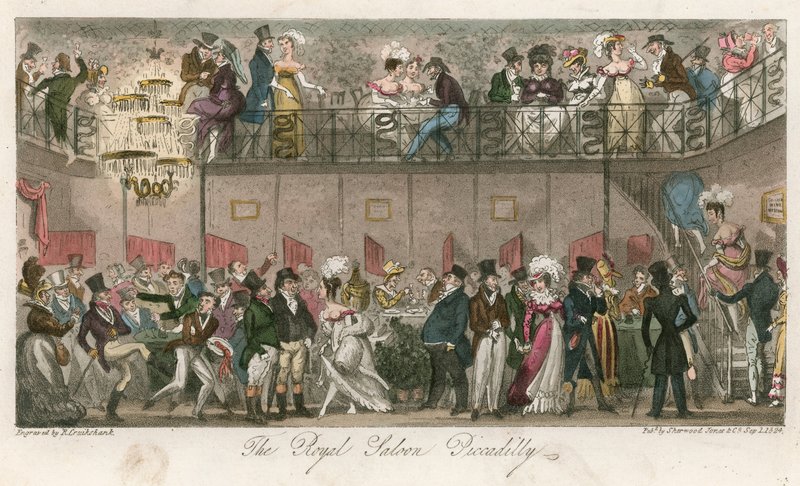 El Salón Real, Piccadilly de Carl Georg Adolph Hasenpflug