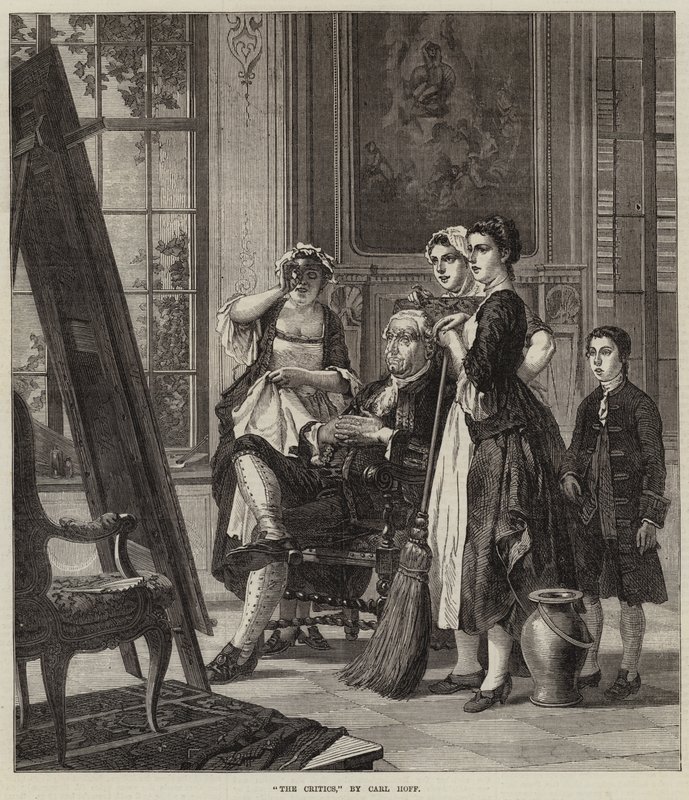 Los críticos de Carl Heinrich Hoff