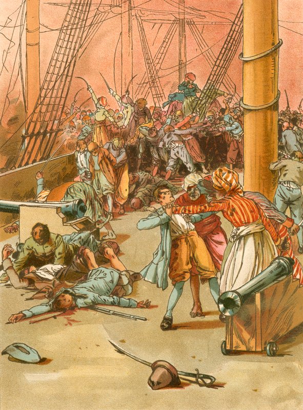Atacado por piratas de Carl Marr