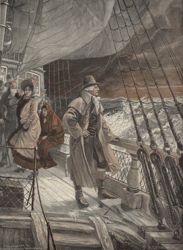 En la cubierta de un barco de Carl Rohling