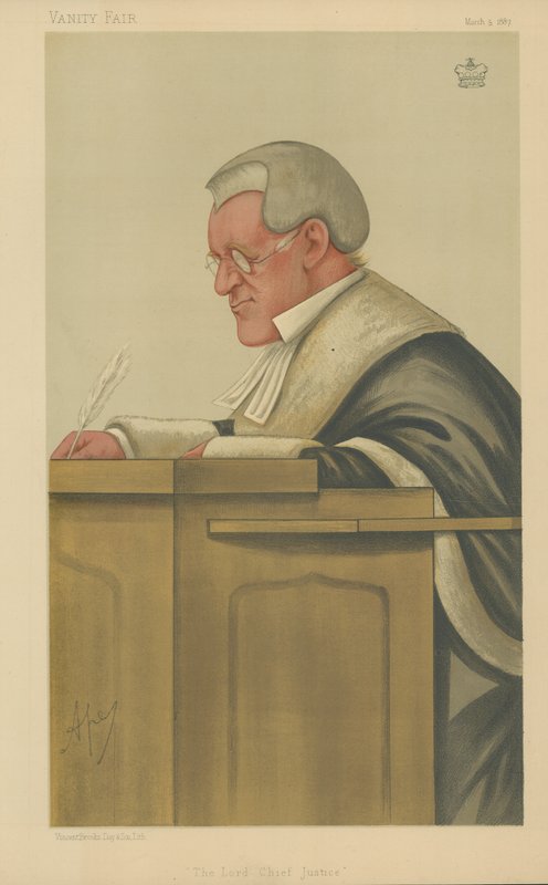 Lord Coleridge de Carlo Pellegrini