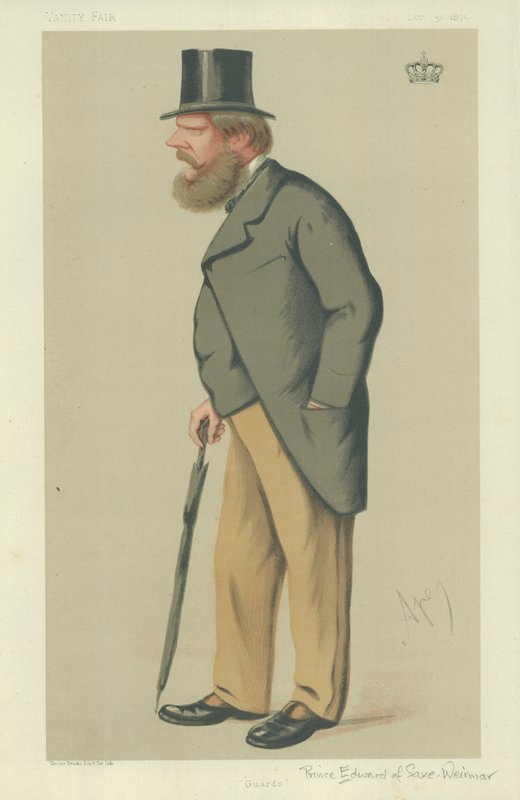 Príncipe Eduardo de Sajonia-Weimar de Carlo Pellegrini