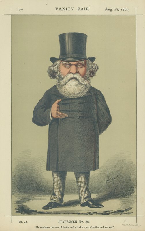 El Honorable A H Layard de Carlo Pellegrini