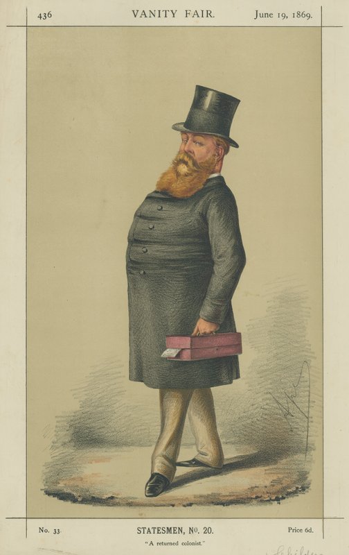 El Muy Honorable Hugh Childers de Carlo Pellegrini