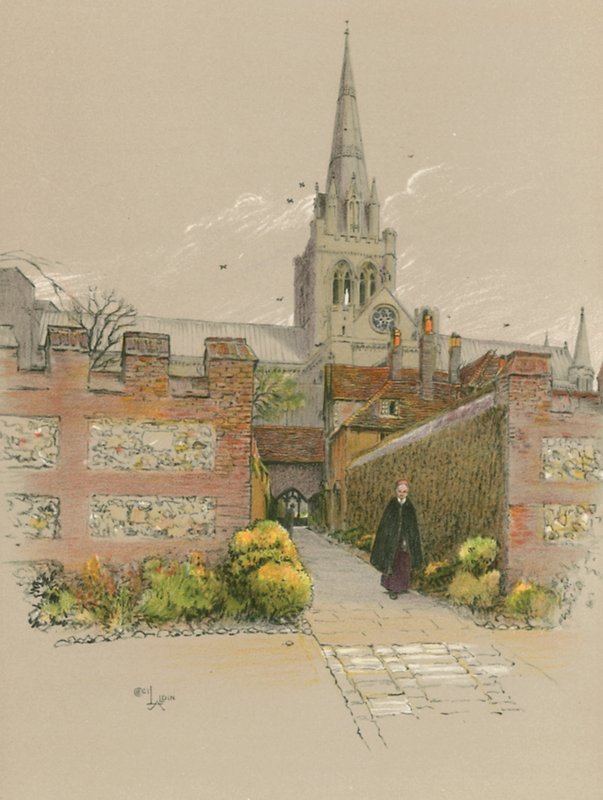 Catedral de Chichester de Cecil Charles Windsor Aldin