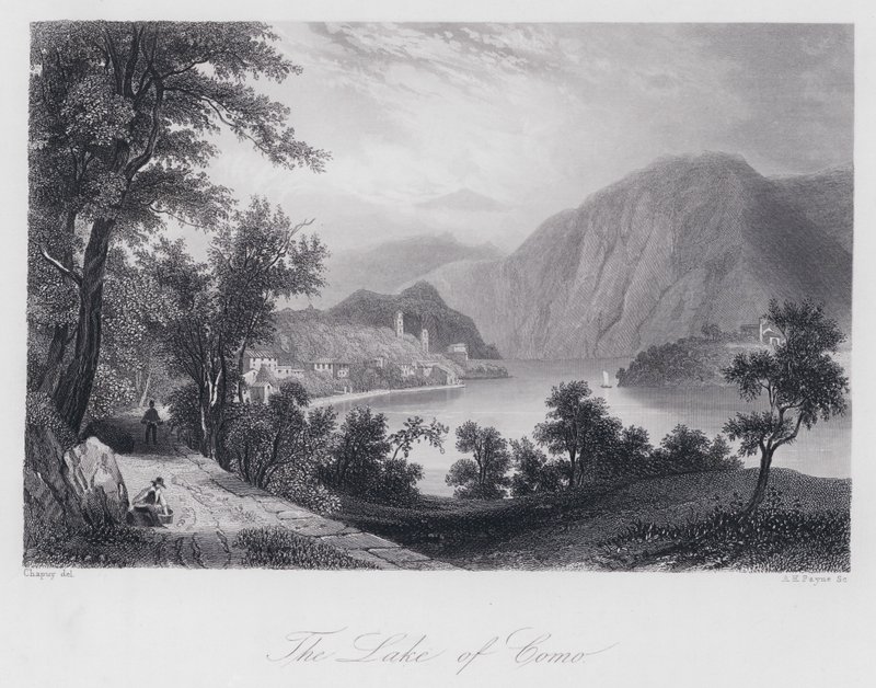 El lago de Como de Chapuy Chapuy