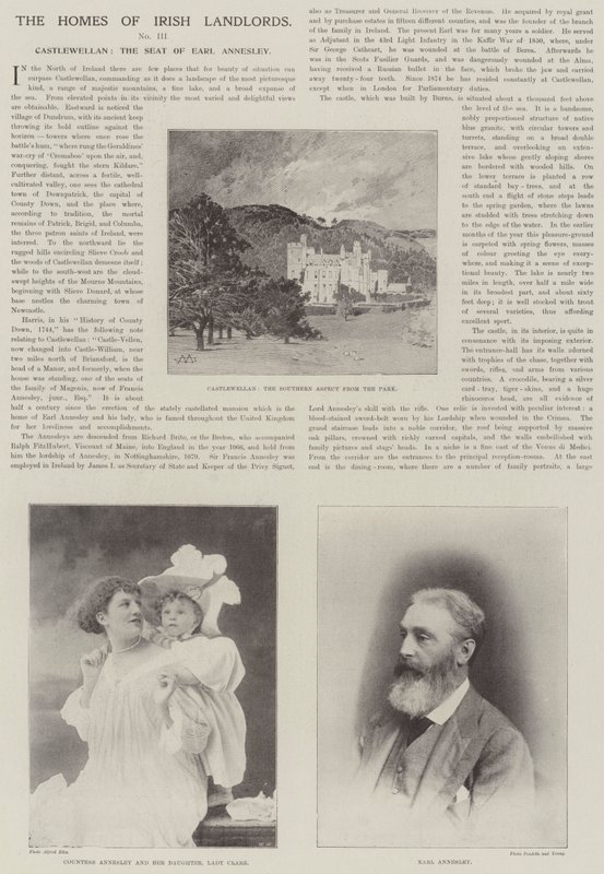 Castlewellan, la residencia del Conde Annesley de Charles Auguste Loye
