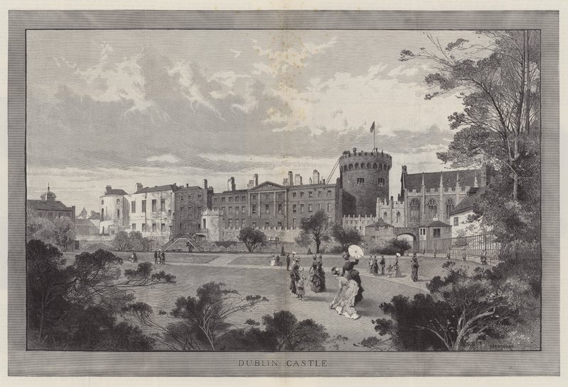 Castillo de Dublín de Charles Auguste Loye