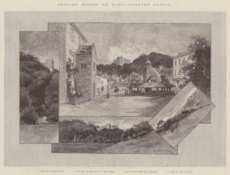 Castillo de Dunster de Charles Auguste Loye