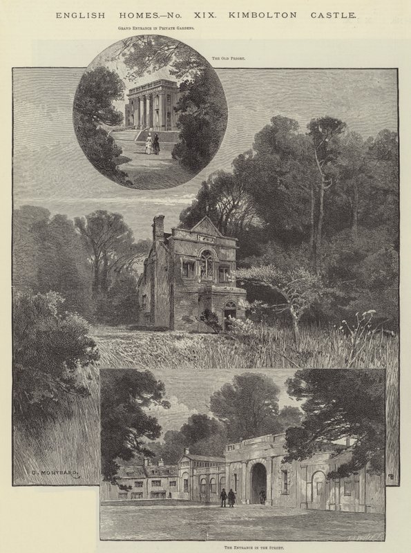 Castillo de Kimbolton de Charles Auguste Loye