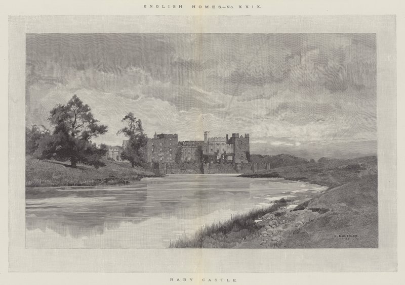 Castillo de Raby de Charles Auguste Loye