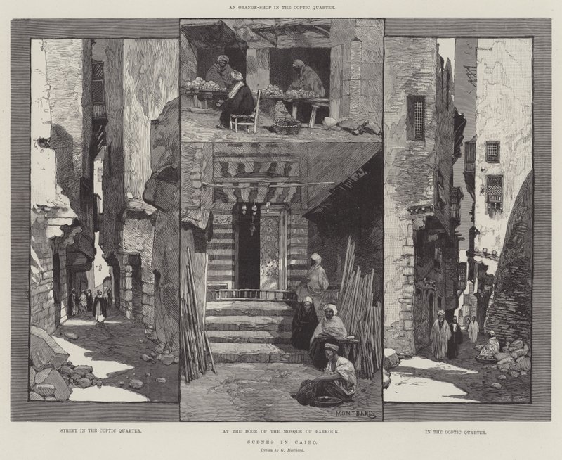 Escenas en El Cairo de Charles Auguste Loye
