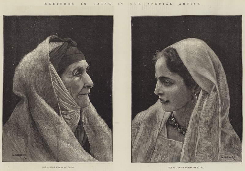 Bocetos en El Cairo de Charles Auguste Loye