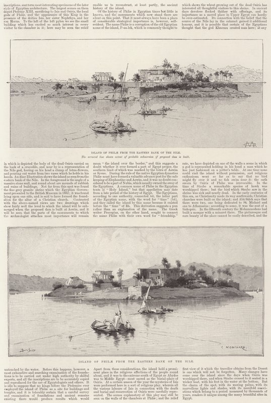 La isla de Filae de Charles Auguste Loye