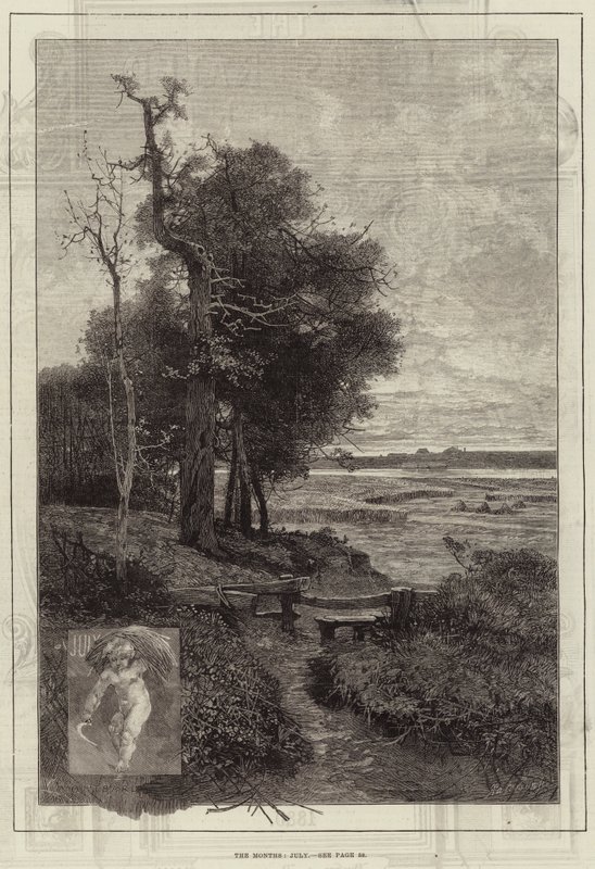 Los meses, julio de Charles Auguste Loye