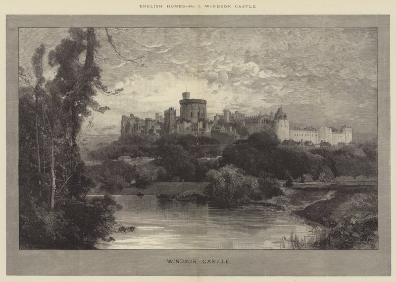 Castillo de Windsor de Charles Auguste Loye