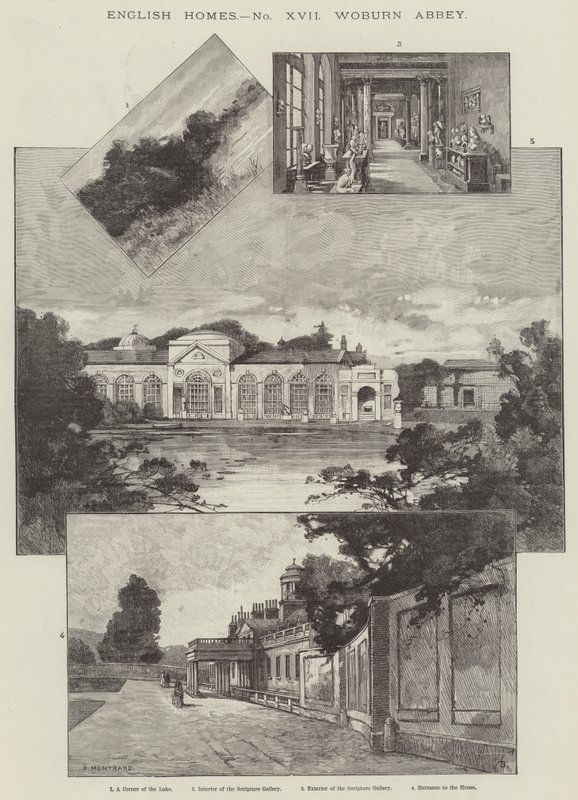 Abadía de Woburn de Charles Auguste Loye
