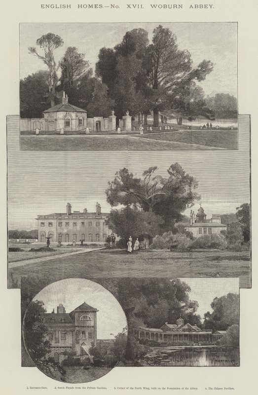 Abadía de Woburn de Charles Auguste Loye