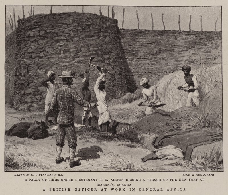 Un oficial británico trabajando en África Central de Charles J. Staniland