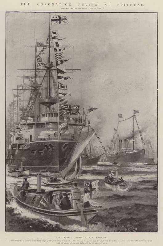 La revisión de la coronación en Spithead de Charles John de Lacy