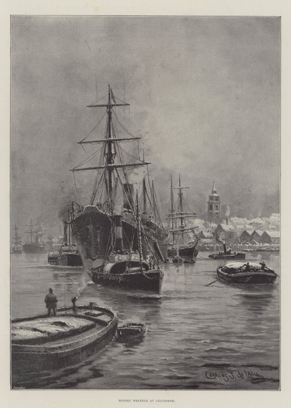 Clima Invernal en Gravesend de Charles John de Lacy