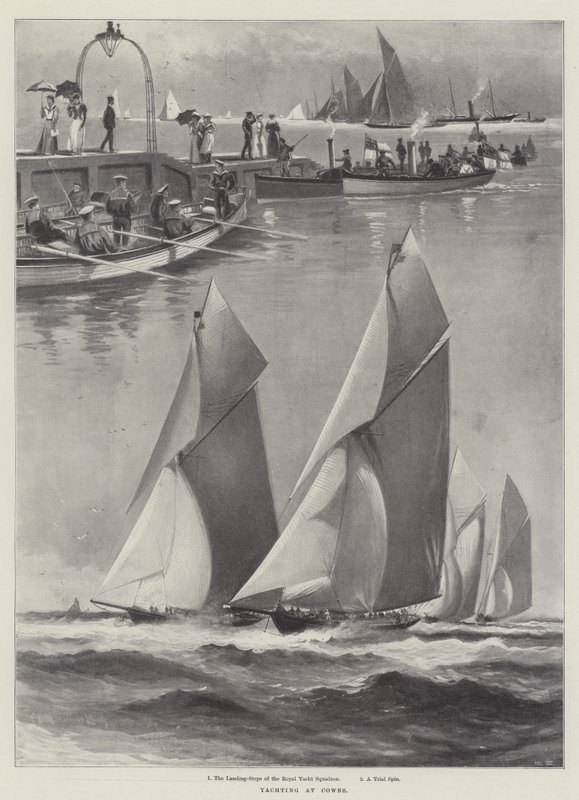 Navegando en Cowes de Charles John de Lacy