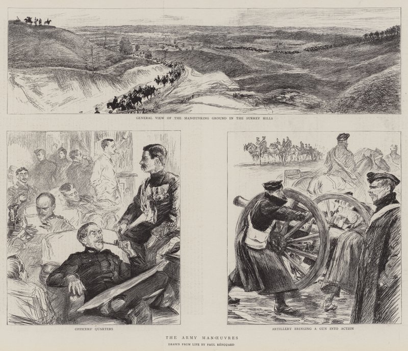 Las maniobras del ejército de Charles Paul Renouard