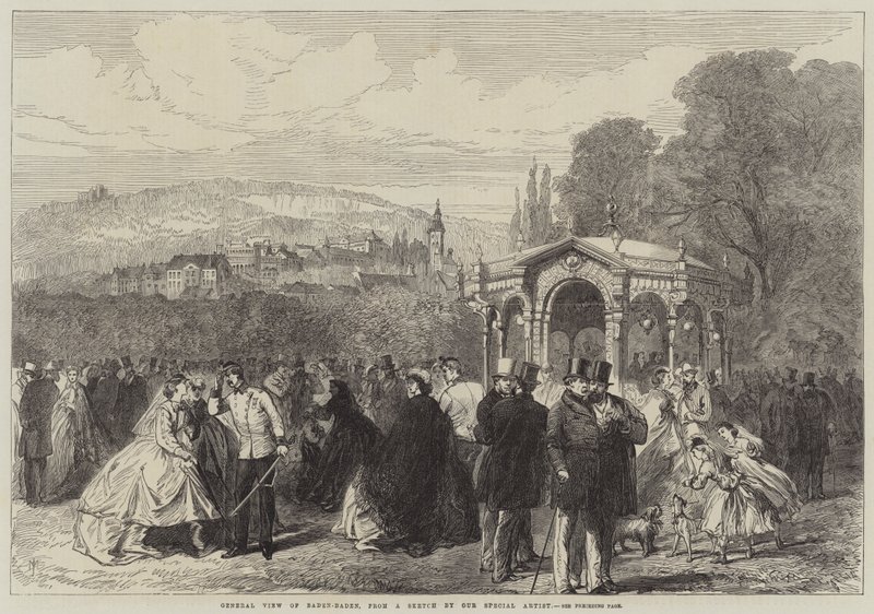 Vista general de Baden-Baden de Sir John Charles Robinson