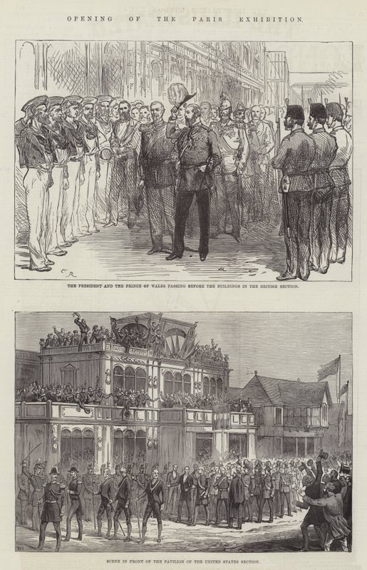 Inauguración de la Exposición de París de Sir John Charles Robinson
