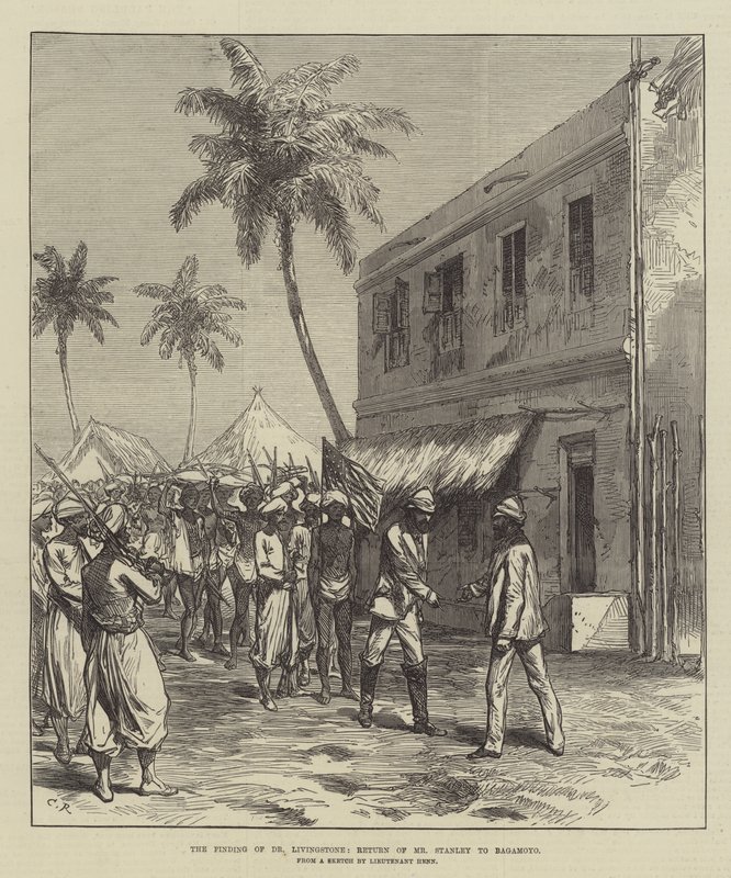 El hallazgo del Dr. Livingstone, regreso del Sr. Stanley a Bagamoyo de Sir John Charles Robinson