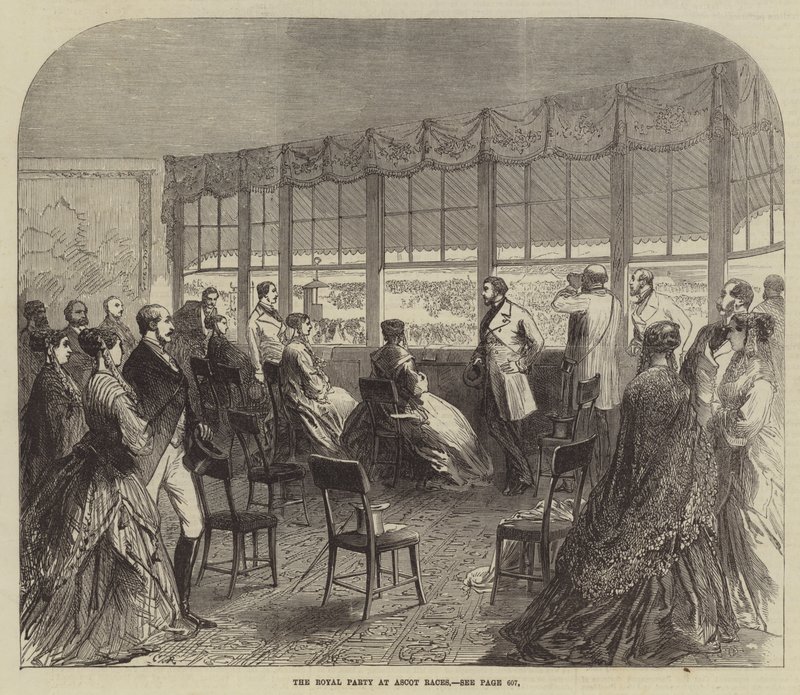 La fiesta real en las carreras de Ascot de Sir John Charles Robinson