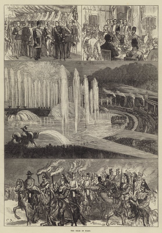 El Shah en París de Sir John Charles Robinson